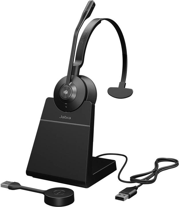 Image du produit Jabra Engage 55 SE MS Mono UNC(DECT, USB-A) incl. chargeur (Sans fil, USB-A)