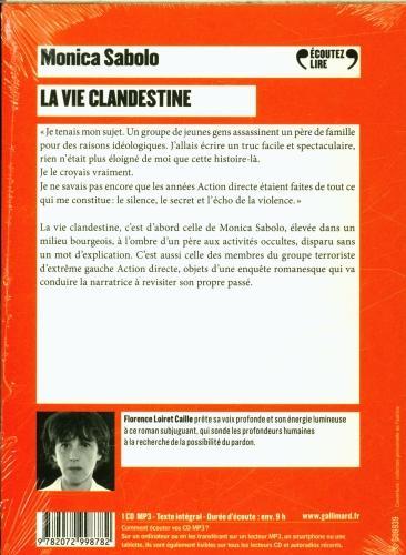 Immagine prodotto La vie clandestine (Francese, Sabolo Monica, 2022)