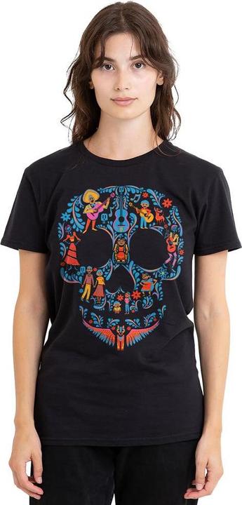 Actual product image La Maison du Coco Unisex Adult Day Of The Dead Rivera Family Skull T-Shirt (S)