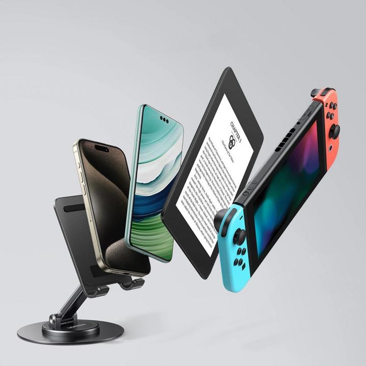 Actual product image Ugreen LP805 desk stand for phone tablet - black