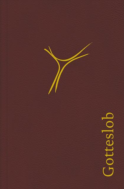 Actual product image Gotteslob - Leather Bordeaux with gold edges (German, Diocese of Trier, 2014)
