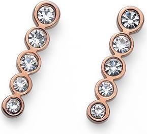 Oliver Weber Collection Oliver Weber - Elegant bronze earrings with clear crystals Change 23014RG