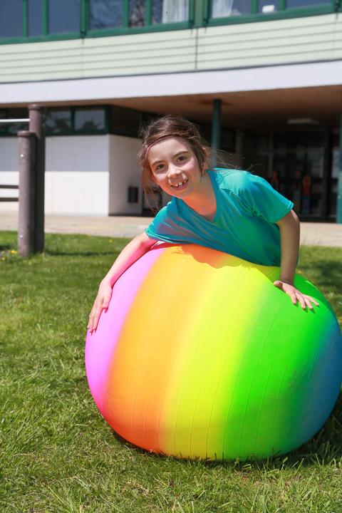 Produktbild Eduplay Regenbogen-Gymnastikball (100 cm)