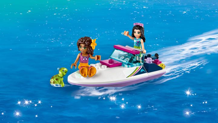 Immagine prodotto LEGO Amici Andreas trasportatore di motoscafi (41316, LEGO Friends)