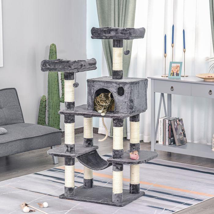 Actual product image Jamb Cat tree (144 cm, Dark grey)