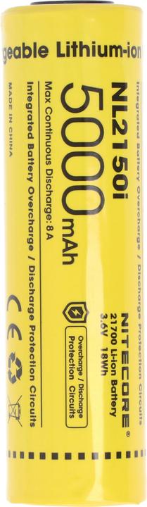 Actual product image Nitecore BATTERY RIGHT. LI-ION 3.6V/NL2150I(5000MAH) (1 pcs., AA, 5000 mAh)