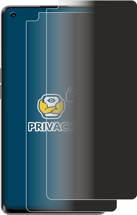 Actual product image BROTECT Anti-spy privacy film Blue light protection film (2 Piece, Oppo Reno 5 5G)