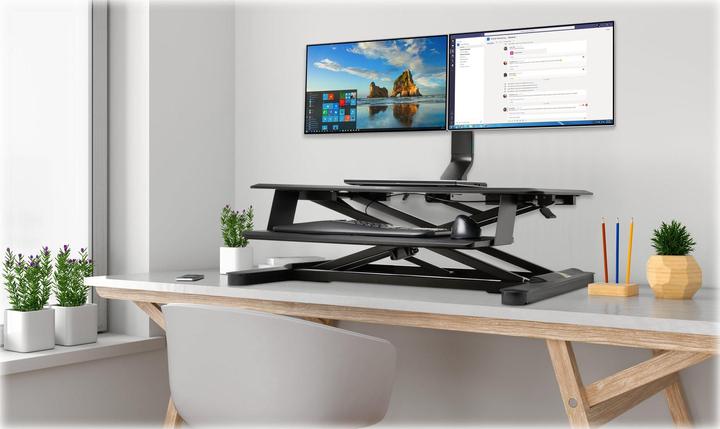 Actual product image Kensington Monitor arm 2TFT space saving (Table, 27.01")