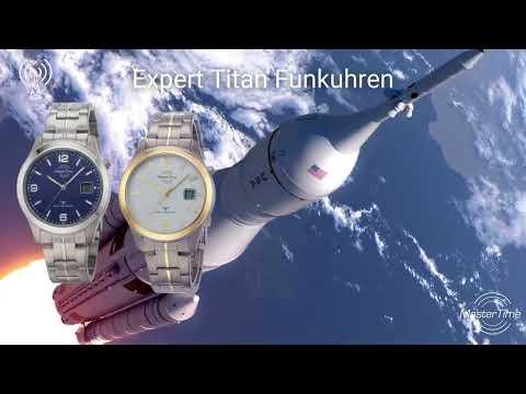 Produktbild Master Time MTGT-10349-22M Funk Expert Titan Series Herren 42mm (Lünette drehbar, Funkuhr, Analoguhr, Digitaluhr, 42 mm)