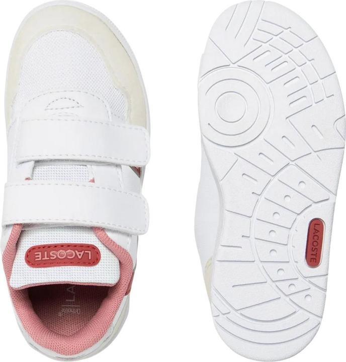 Actual product image Lacoste Childrens/Kids T-Clip Synthetic Suede Trainers (22)