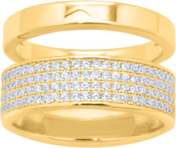 Immagine prodotto Candy Anello Yael, argento 925, placcato oro (50, 925 Argento)