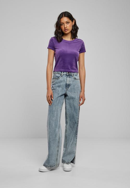 Produktbild Urban Classics Ladies Short Velvet Tee (S)