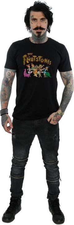 Image du produit The Flintstones - T-shirt GROUP DISTRESSED - Homme (M)