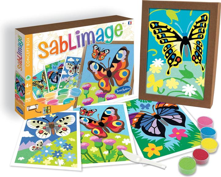 Sentosphere Sand pictures butterflies