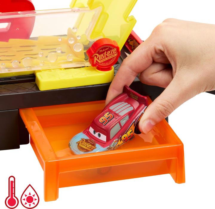 Actual product image Disney Pixar Cars Color Changers Lightning McQueen Autowaschanlage