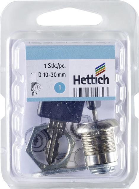Image du produit Hettich Zylinderhebelschloss, vernickelt