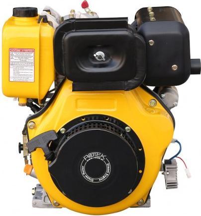 Actual product image Rotek - Dieselmotor 1-Zylinder 4-Takt 418ccm ED4-0474-5HE-FG2A, luftgekühlt