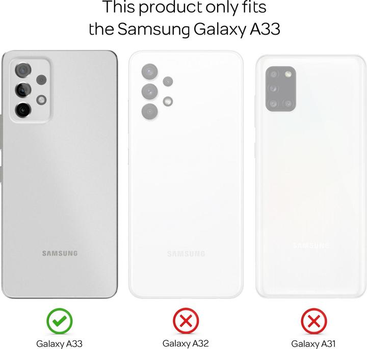 Actual product image Nalia Glitter cover (Samsung Galaxy A33)