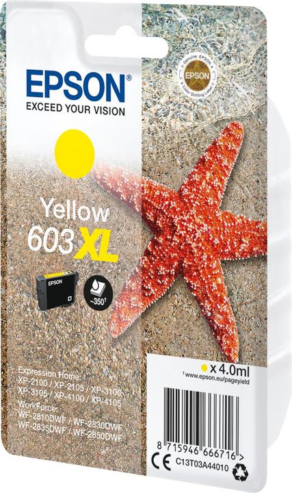 Epson Singlepack 603XL Ink (Y)
