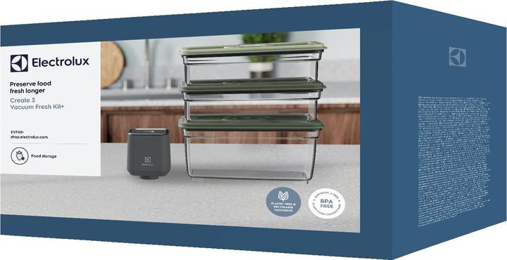 Actual product image Electrolux Create 3 Vakuum Fresh Kit+ (Vakumierer & Lebensmittelbehälter)
