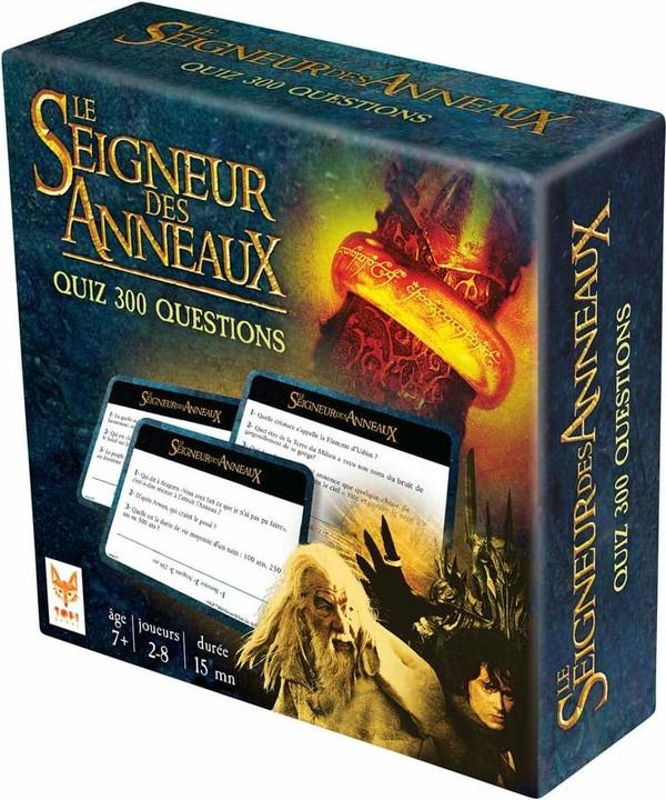 Immagine prodotto Topi games Le Seigneur des Anneaux gioco di carte Quiz 300 Domande *FRANCAIS* (Francese)