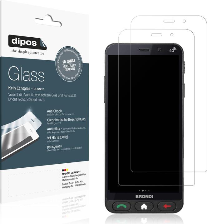 Produktbild Dipos Anti-Shock Displayschutz Matt 9H (1 Stück, Brondi Amico)
