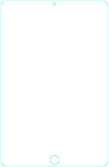 Actual product image MU Budget Protective glass screen protector (1 Piece, iPad mini 6)