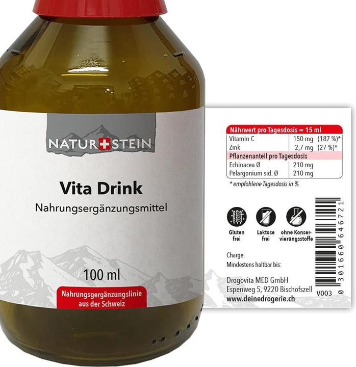 Produktbild Naturstein Vita Drink (1 Stück, Sirup, 235 g)