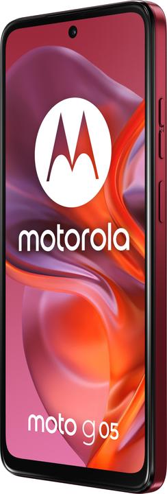 Actual product image Motorola Moto G05 (64 GB, Plum Red, 6.67", Dual SIM, 50 Mpx, 4G)