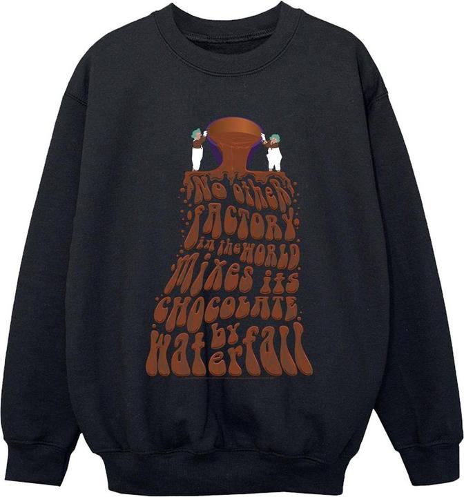 Willy Wonka & the Chocolate Factory Chocolate Waterfall Sweatshirt Jungen