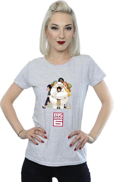 Actual product image Disney Womens/Ladies Big Hero 6 Baymax Hug Cotton T-Shirt (L)