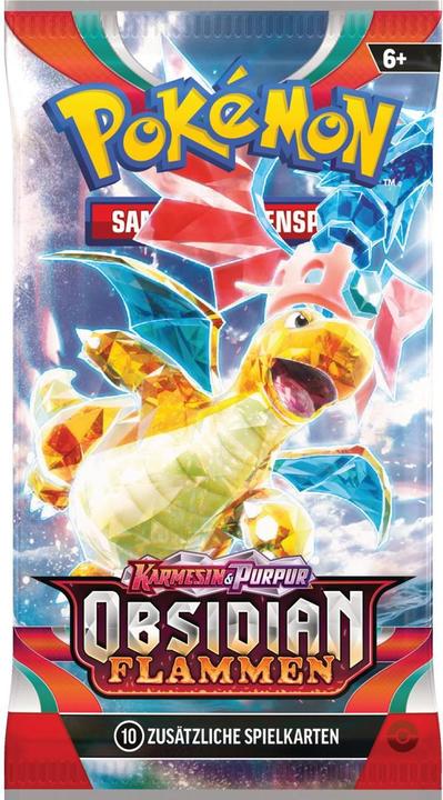 Image du produit Pokémon Sachet Booster Cramoisi & Pourpre (Allemand, Pack de boosters)