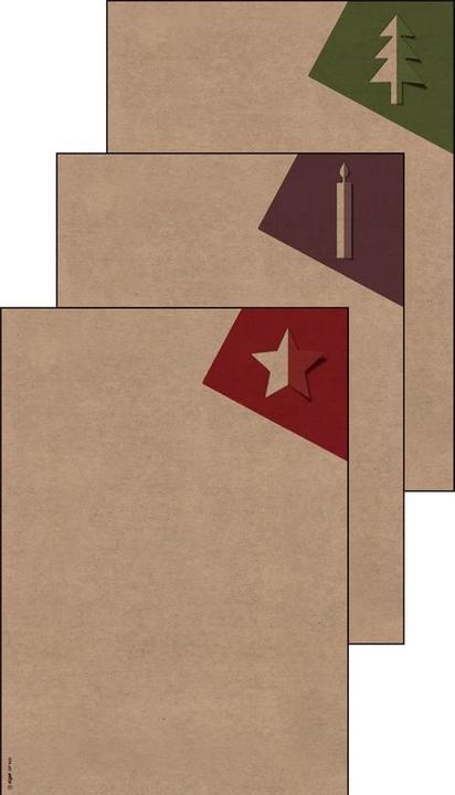 Braun, Grün, Rot