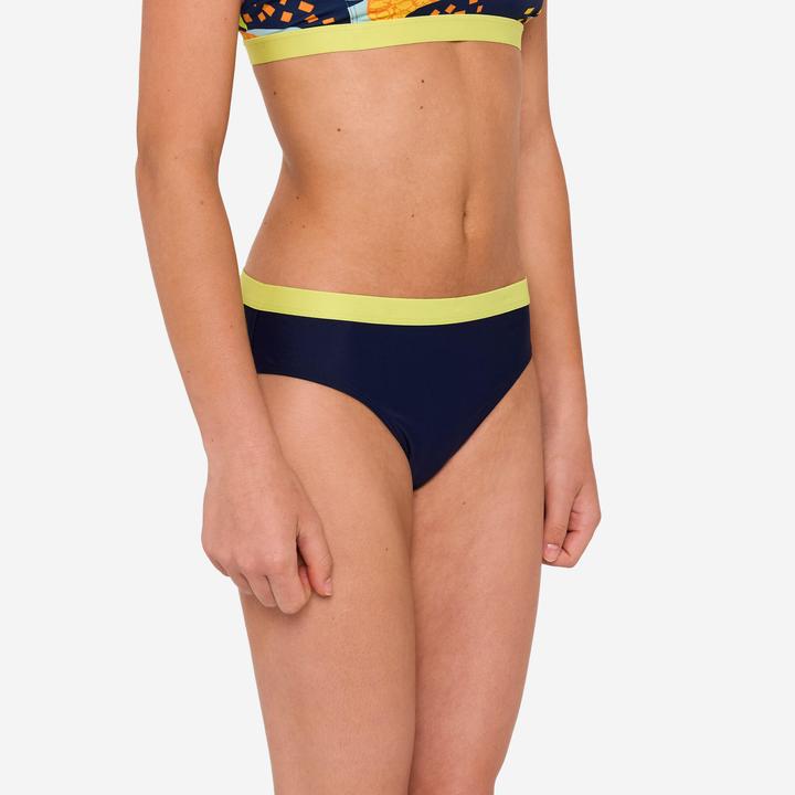 Image du produit Nabaiji Bas de maillot de bain natation Fille - 100 Vega noir vert (10, 11, 12)