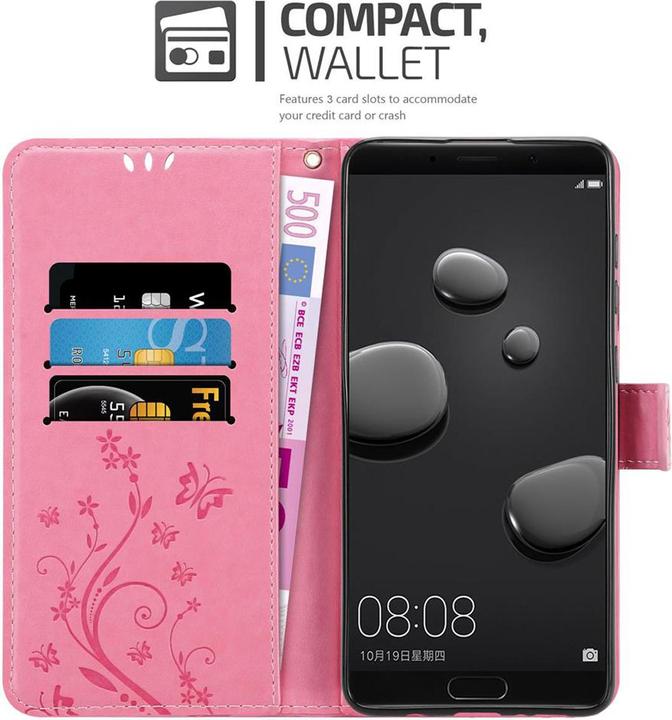 Actual product image Cadorabo Case Flower Book (Mate 10, Huawei Nova 2i)