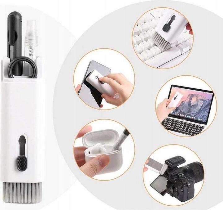 Immagine prodotto Hurtel Multifunktionales 7-in-1-Reinigungsset für Kopfhörer und Tastatur