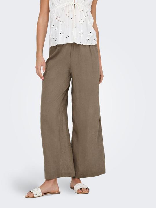 Image du produit Only ONLTOKYO Taille haute Coupe droite Pantalon à jambes larges Pantalon à jambes larges (L)