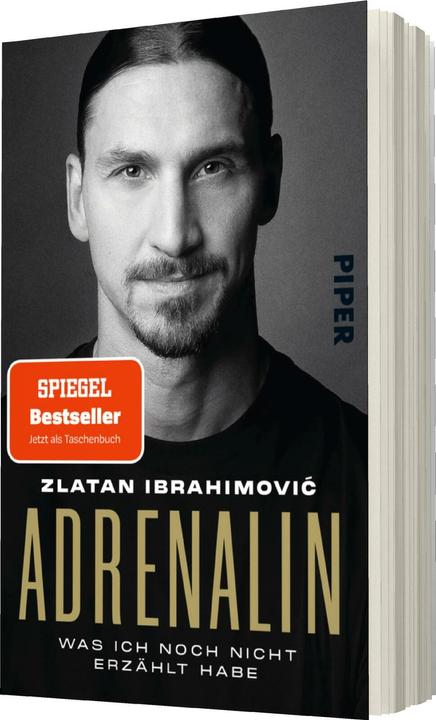 Actual product image Adrenalin (German, Katharina Schmidt, Zlatan Ibrahimović, Luigi Garlando, Zlatan Ibrahimovic, 2023)