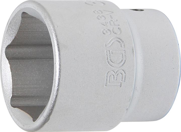 BGS Steckschlüssel-Einsatz Sechskant Antrieb Innenvierkant 20 mm (3/4") SW 38 mm (38 mm)