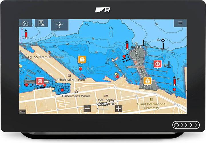 Immagine prodotto Raymarine MFD Axiom+ 9/12 Touch più antenna radome Quantum Q24C 18" più Lighthouse Chart