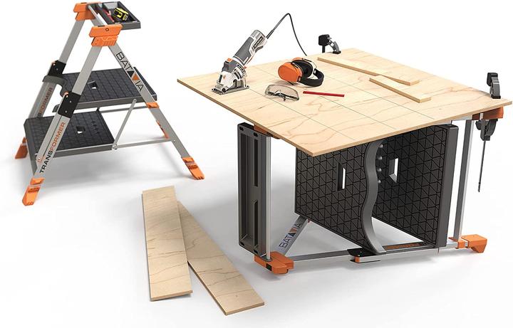 Actual product image Batavia 4-in-1 Workbench & Step Ladder Transformer (70 cm, 16 cm)