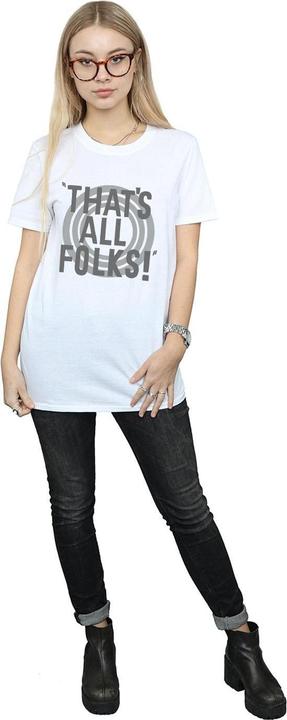 Produktbild Looney Tunes That's All Folks Text TShirt (L)