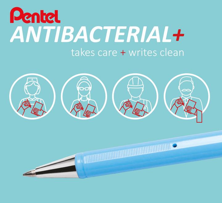 Immagine prodotto Pentel Penna a sfera Antibacterial+ (Nero, 1 x)