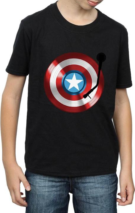 Produktbild Captain America Turntable TShirt Jungen (140, 146)