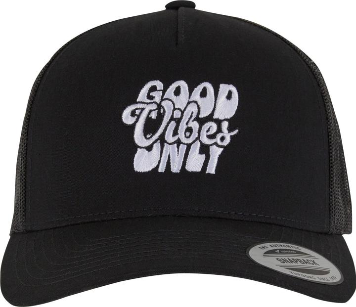 Actual product image Mister Tee MisterTee Good Vibes Only 5-Panel Retro Trucker Cap - 180749 (One size)