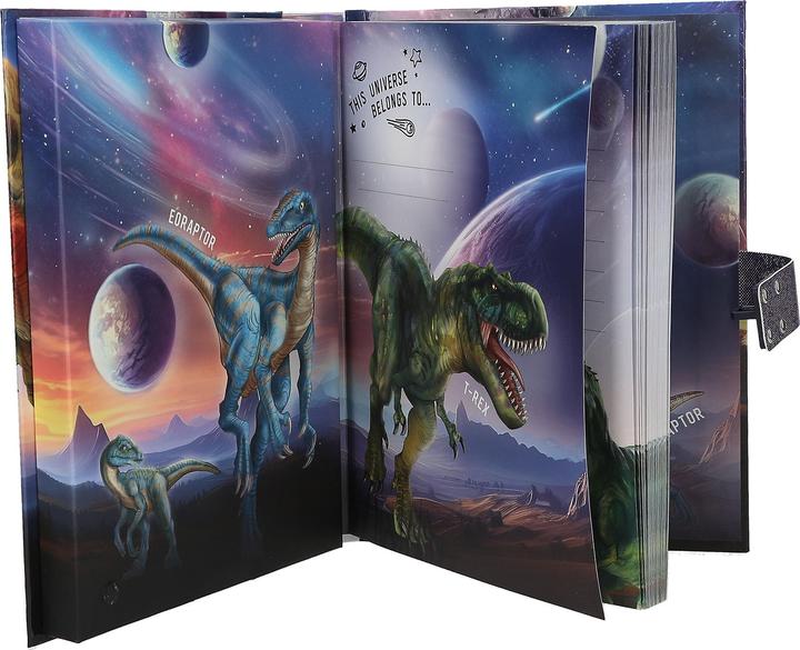 Image du produit Dino T-Rex (À rayures, Couverture rigide)