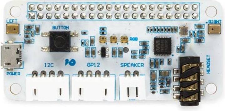 Actual product image Whadda Sound card ReSpeaker 2-Mics Pi HAT