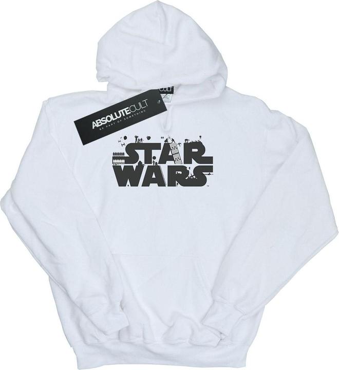Actual product image Star Wars Womens/Ladies Minimalist Logo Hoodie (L)