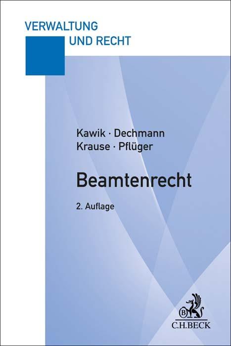 Produktbild Beamtenrecht (Deutsch, Stephanie Pflüger, Christine Dechmann, Michael Kawik, 2023)