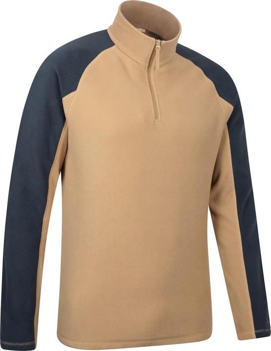 Actual product image Mountain Warehouse Mens Ashbourne II Half Zip Fleece Top (XL)